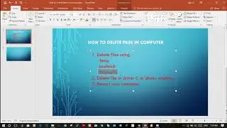 How to delele files on your computer