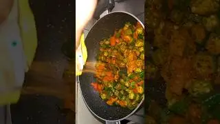 Easy Bhendi Curry Recipe #shorts #curry