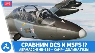 Сравнение DCS и MSFS – Aermacchi MB-339 – Каир, долина Гизы – VIRTAVIA №518