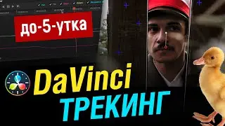 Допятиминутка в DaVinci Resolve 17. Трекинг.  Point Tracking