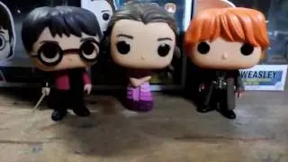 Funko pop review Triwizard Harry , yule ball hermione and Ron