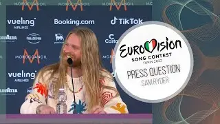 PRESS QUESTION ► Sam Ryder (The United Kingdom Eurovision 2022)