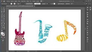 How to put text inside an object in Illustrator