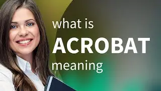Acrobat — what is ACROBAT meaning