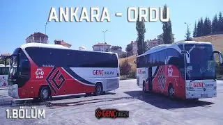#85 Genç Turizm | Ankara -  Ordu | Otobüs Yolculuğu | 1.Bölüm | Bus Travel Turkey