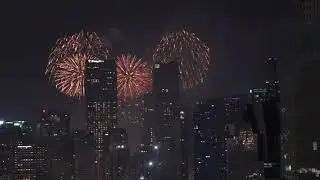 Metro Manila Fireworks 2022 New Year Welcome (BGC Skyline)