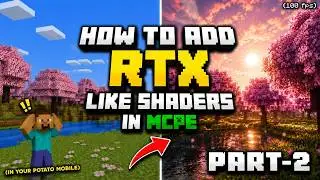 How to Get RTX Shaders on MCPE!🔥 ( No MINECRAFTPATCH   NEEDED. )