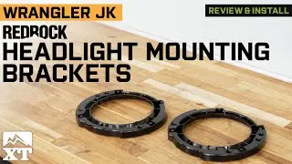 Jeep Wrangler JK RedRock Replacement Headlight Mounting Brackets Review & Install