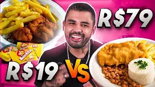 A MARMITA VENCEU! - FRANGO À MILANESA - CARO 80 REAIS x BARATO 19 REAIS - CARO VS BARATO