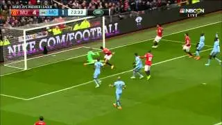 Chris Smalling goal vs Man city