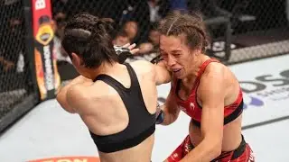 Zhang Weili Knocks Out Joanna Jedrzejczyk In The Second Round!!