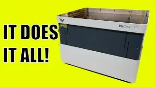 The WeCreat Vision 20 Watt Laser Engraver! Easiest To Use!