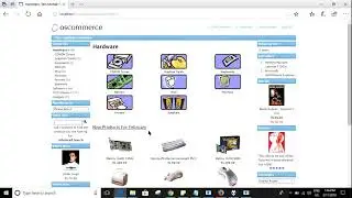 OSCommerce Demo - Website for online selling.