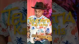 Kali Uchis - Telepatía (Electric Guitar Cover by Richard Galiguis) #Shorts