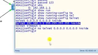Cisco-ASA-Firwall-Telnet Configuration-5