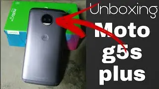 Moto g5s plus - Unboxing