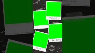 Happy Birthday 🎂Happy birthday song template effects//Birthday song effect video