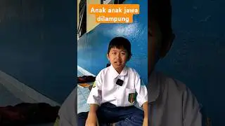 anak anak jawa dilampung