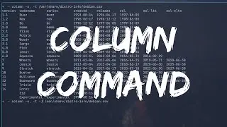 Ultimate Guide to the column Command in Linux