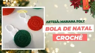 Como fazer Bola de Natal em Crochê