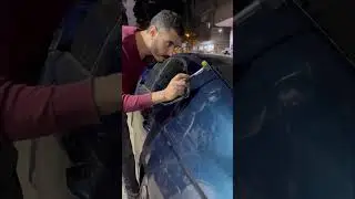 Car repair without affecting the paint
