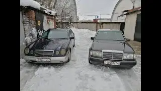 We're starting the swap from OM 606 turbo to 124. Spoiler.