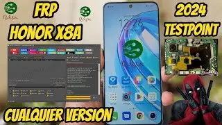 FRP Honor x8a TestPoint última seguridad || Unlocktool 2024 || Super Detallado