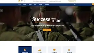 Military School Responsive Joomla Template by RockThemes - 64728