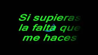 SI SUPIERAS - JHONNY EL BRAVO  -  SALSA  -  LETRA