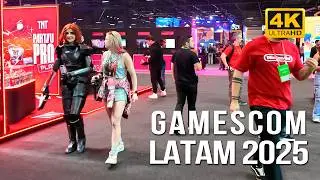 GAMESCOM LATAM 2025 TOUR【4K】- NINTENDO, WARNER, XBOX, PICHAU, ROBLOX, BIG FESTIVAL, RAGNAROK, NVIDIA