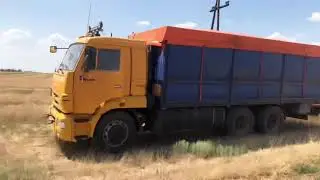 Уборка зерна 2021 года в республике Калмыкии слабый урожай зерна!