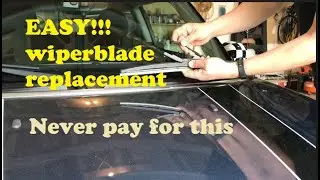 Easy wiper blade replacement on a MIni Cooper