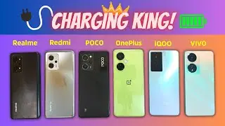 Fastest Charging Smartphone? Realme vs Redmi vs POCO vs iQOO vs VIVO vs OnePlus!