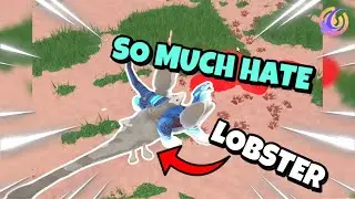 REASON TO HATE LOBSTER🦞CAT SHARK experience funny moments - Creatures of Sonaria
