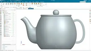 5. NX Modeling - Teapot, Kettle making (주전자 만들기)