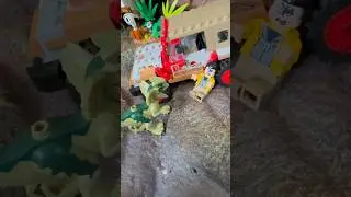 Lego Jurassic Park Dilophosaurus Ambush 76958 #shorts #lego #jurassicpark #jurassicworld #diorama