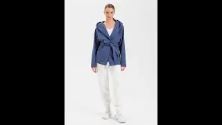 Кардиган с капюшоном LO синий Артикул: 0524201504