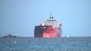 ATHINA M Oil Tanker Dumping Water in the Cayman Islands