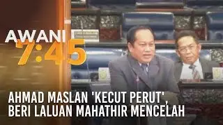 Ahmad Maslan 'kecut perut', beri laluan Mahathir mencelah