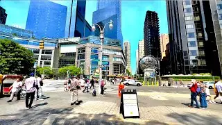 Walking Columbus Circle , Central Park and 8th Avenue NYC