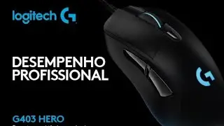 Unboxing | Abrindo a Caixa do Mouse Gamer da Logitech G403 Hero sensi 25K M-U0049 | LOGITECH