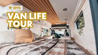VAN LIFE TOUR 2022 - Simple and Practical Van Conversion for Van Life