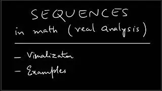 Visualisation of Sequences | Real analysis