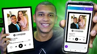 COMO FAZER QUADRO DO SPOTIFY - CANVA PELO CELULAR