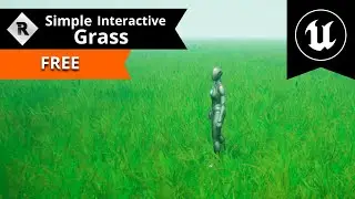 Simple Interactive Grass - Unreal Engine 5 (FREE Asset)