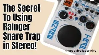 How to Use the Rainger Snare Trap in STEREO!! #drummachine #npd #effects