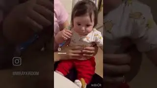 Милашка наша😅#девочка #малышка #семья #влог