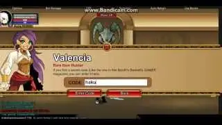 aqw New Valencia's special code May 2013 (Blinding Rage Katana)