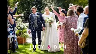 An outdoor summer ceremony at St Michael's Manor, St Albans