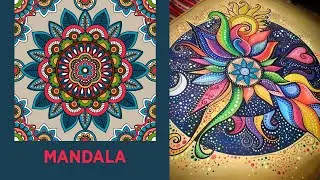 RENKLERİN VE DESENLERİN BÜYÜLÜ DÜNYASI #mandala #antistress #rahatlamak #terapi